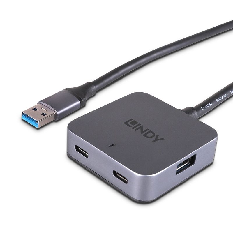 Lindy 5M Usb 3.0 Hub 4 Ports, image 1 of 3