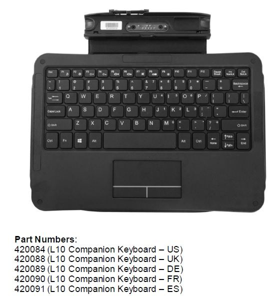 Zebra Keyboard Companion US L10