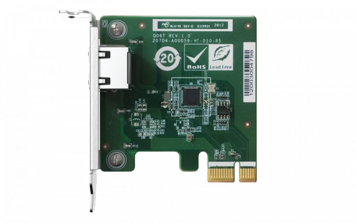 Qnap Single Port 2.5GBE 4-SPEED Network Card (pcie GEN2 X1), image 1 of 7