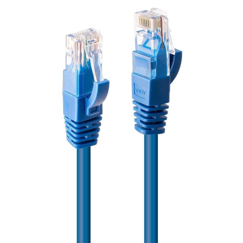 Lindy 0.3M CAT6 Utp Cable Blue