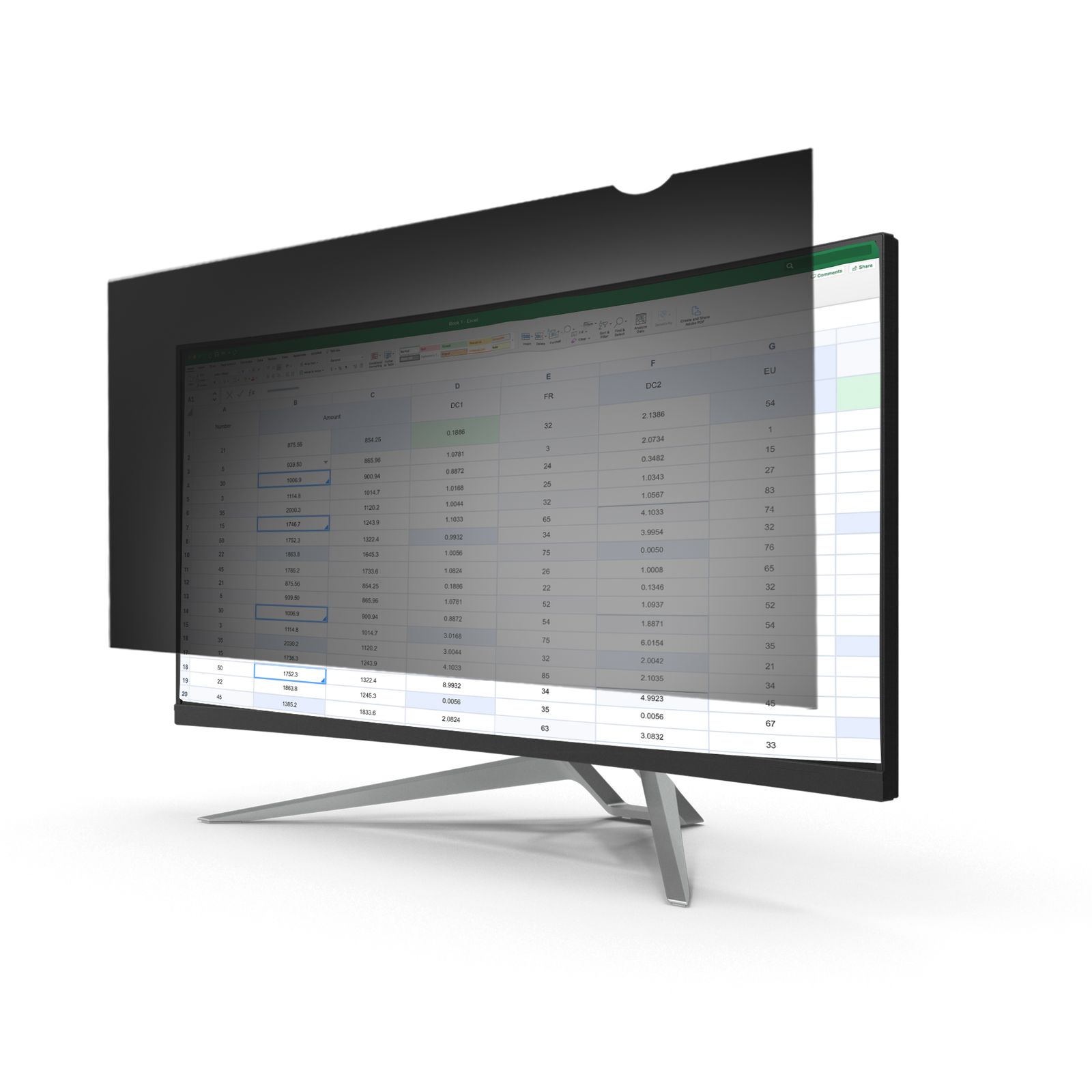 Startech.com 34" Monitor Privacy Screen Filter, 21:9, Matte/glossy, 2YR, image 1 of 14
