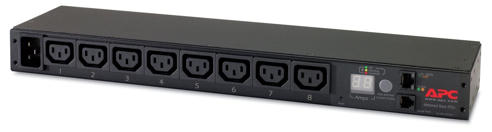 Rack Pdu. Metered. 1U. 16A. 208/230V. (8, image 1 of 4