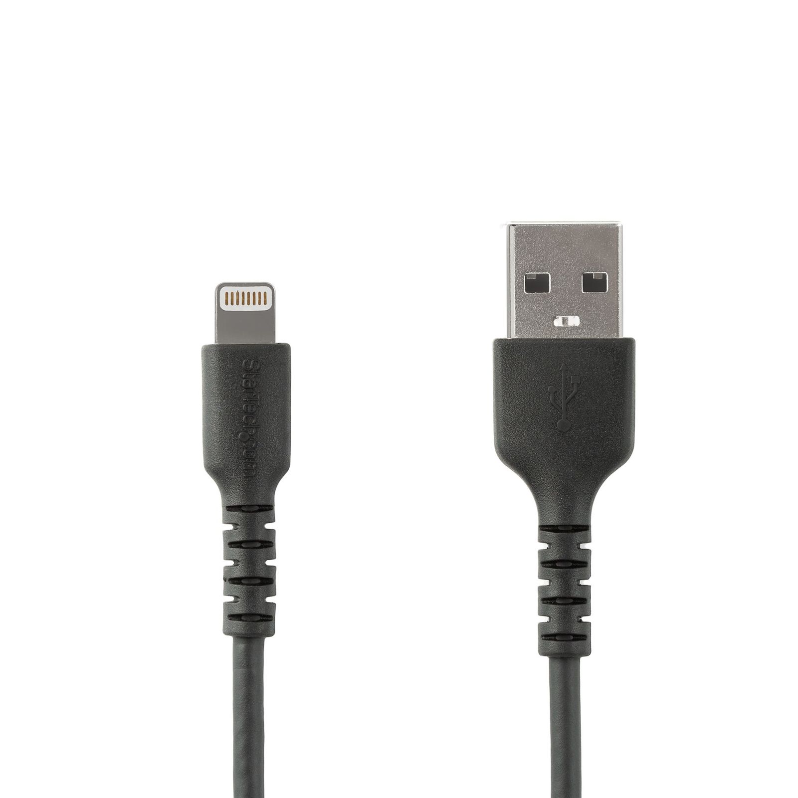 Startech 2M Usb-a TO Lightning Charge/sync Cable, Durable Mfi, Black, 2YR, image 1 of 6