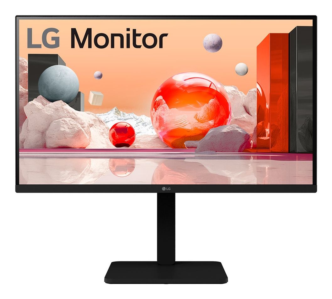 LG 27" (16:9) Fhd Ips, Hdmi, Dp, Usb, D-sub, 100HZ, Spkr, H/adj, Tilt, 3YR, image 1 of 10