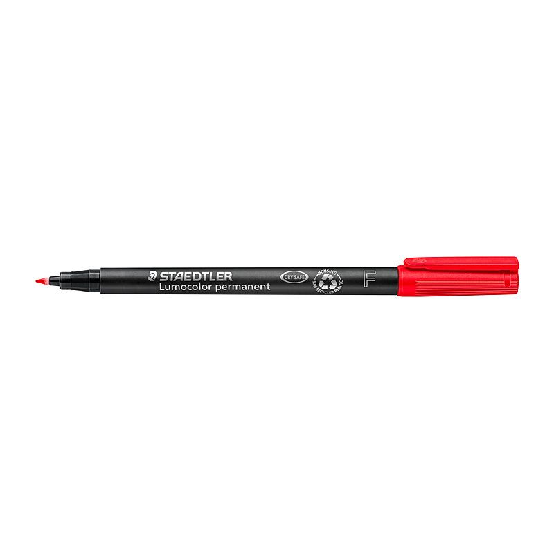 Staed Perm Marker Fin Red BX10