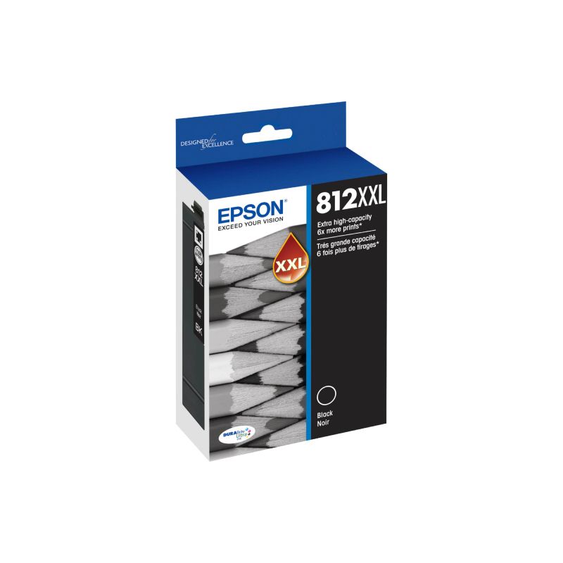 Epson C13T02K192 #812XXL - Extra High Capacity Capacity- Black Ink Cartridge