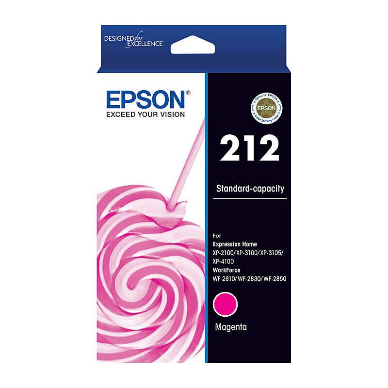 Epson C13T02R392 212 Standard Magenta Ink Cartridge