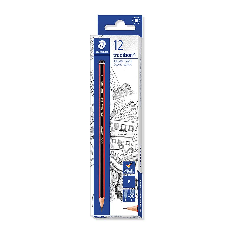 Staedtler Trad Pencil F BX12