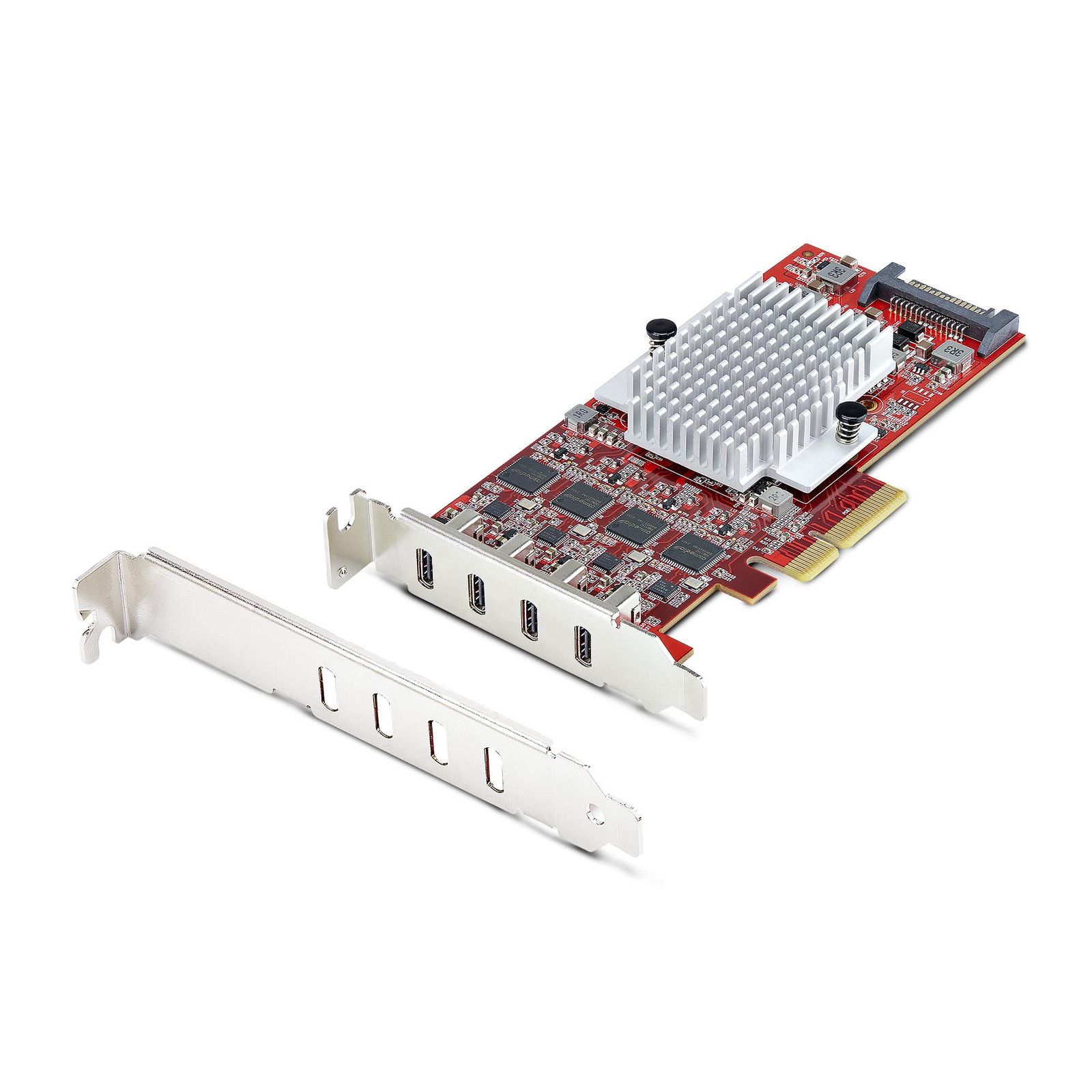 Startech.com 4-PORT Usb Type-c Pcie Card, Usb-c 10GB, 4X Controllers, Taa, 2 YR, image 1 of 15