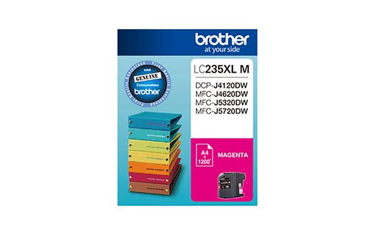 Brother LC-235XLM Magenta Ink Cartridge (yield, UP TO 1,200 Pages)