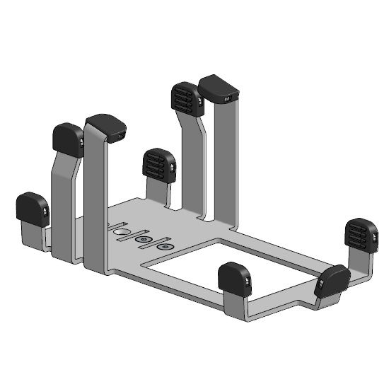 Spacepole Multigrip Blk for Pax A920PRO W/base
