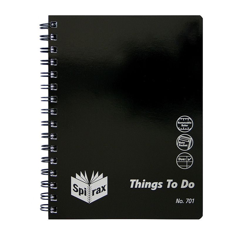 Spirax 701 Things TO DO PK5