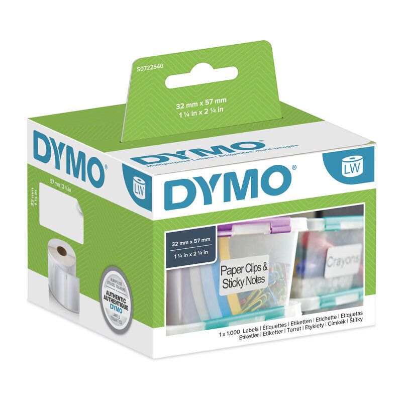 Dymo LW Multilabel 32MM X 57MM, image 1 of 2