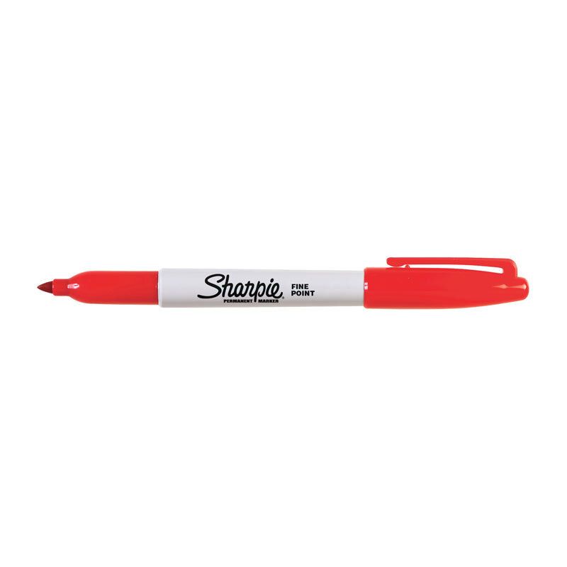 Sharpie Perm Mrkr FP Red BX12, image 1 of 4
