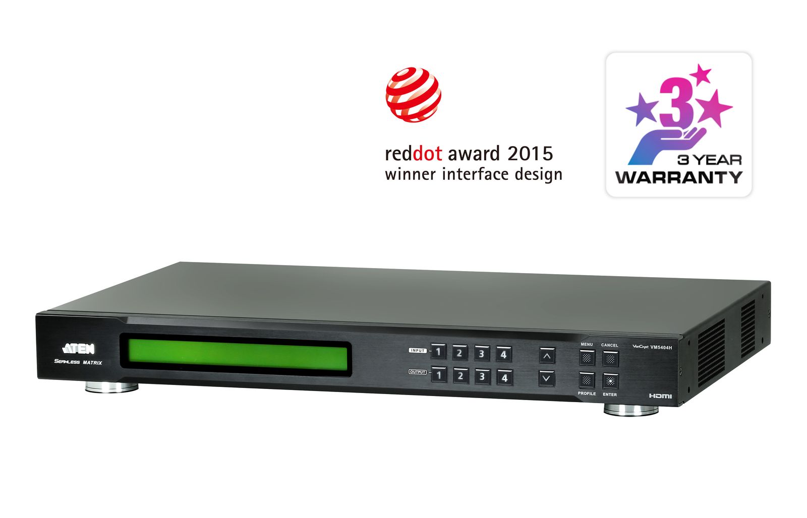 Aten 4X4 Hdmi Matrix with Scaler, image 1 of 3