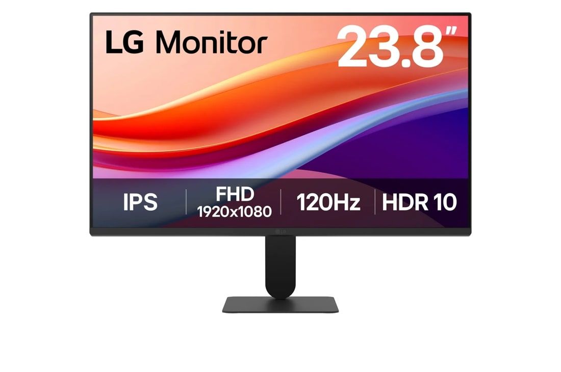 LG 24" (16:9) Fhd, Ips, Hdmi, D-sub, 120HZ, Tilt, 3YR, image 1 of 16