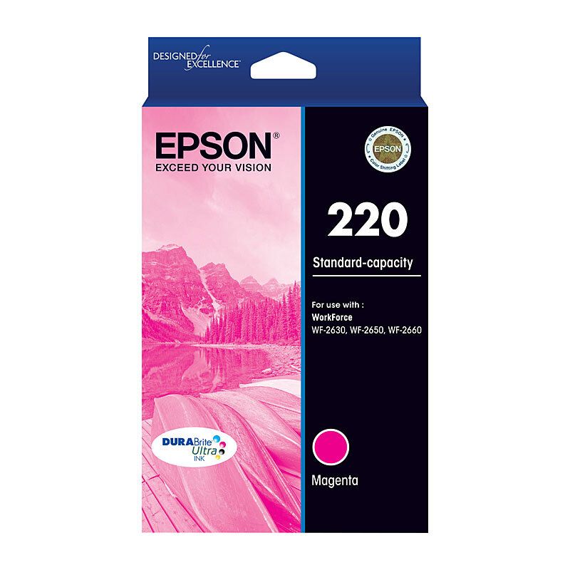 Epson C13T293392 220 Standard Capacity Durabrite Ultra Magenta Ink
