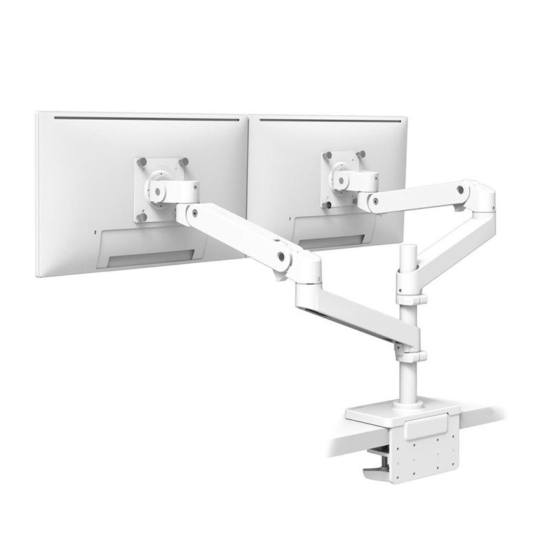 Ergotron LX Pro Arm Dual-display Desk-mnt Whi