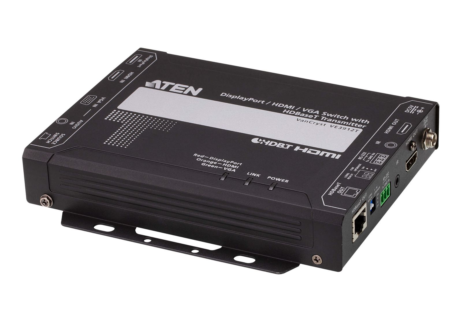 Aten Dp/hdmi/vga Switch with Hdbaset Transmitter, image 1 of 4