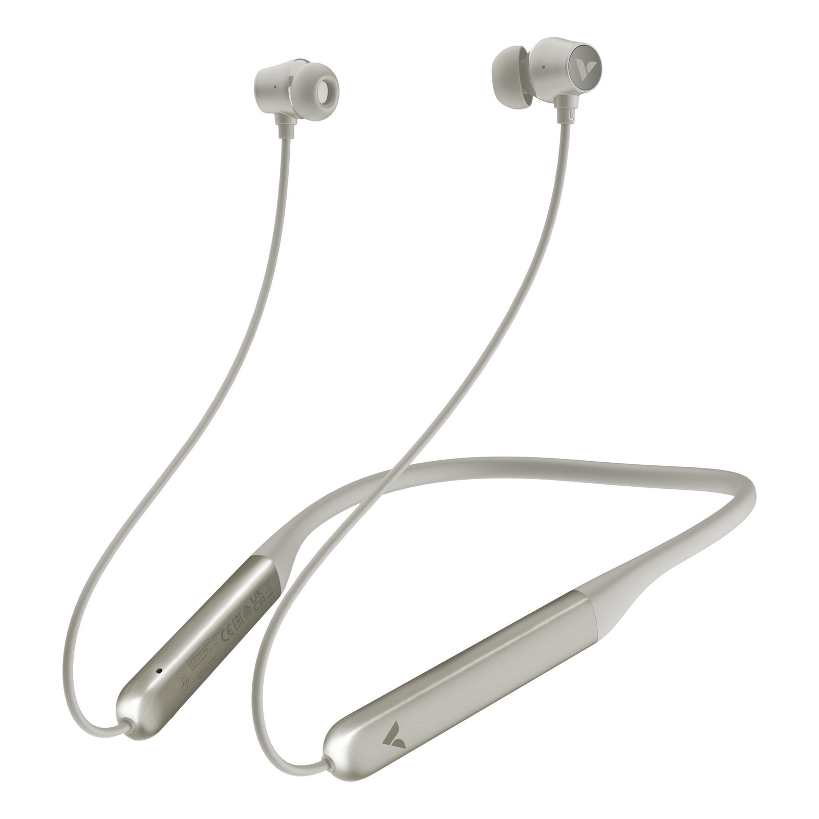 Trusound Anc Neckband Earbuds - Grey, image 1 of 9