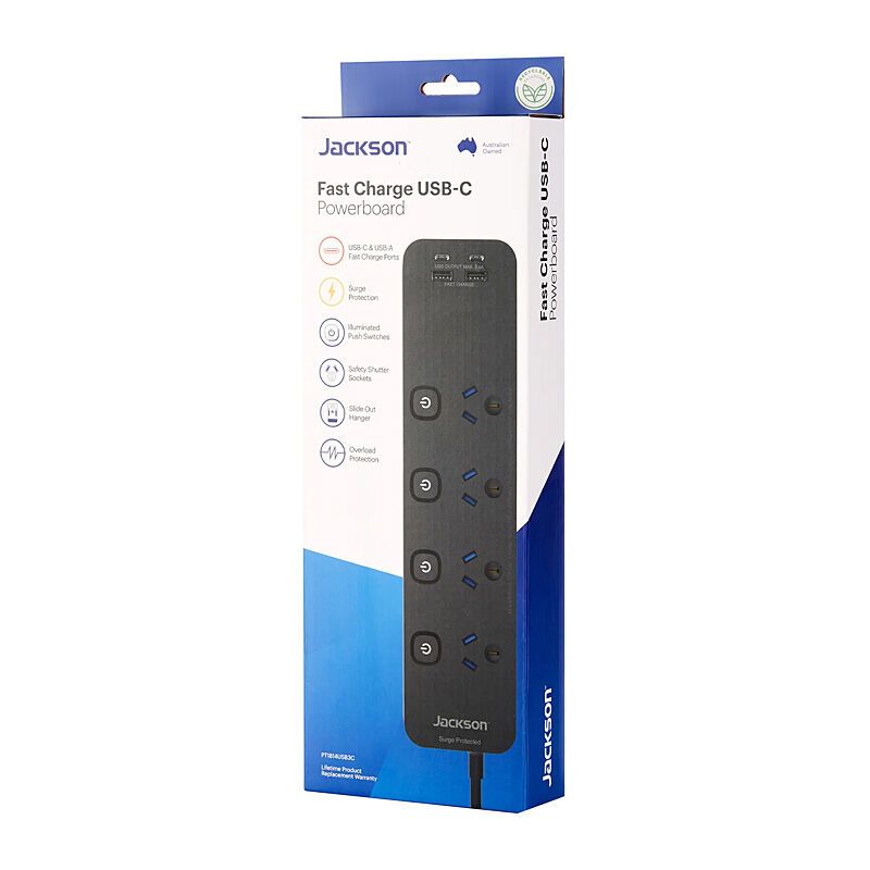 Jackson Fast Charge 4OUT/4USB, image 1 of 4