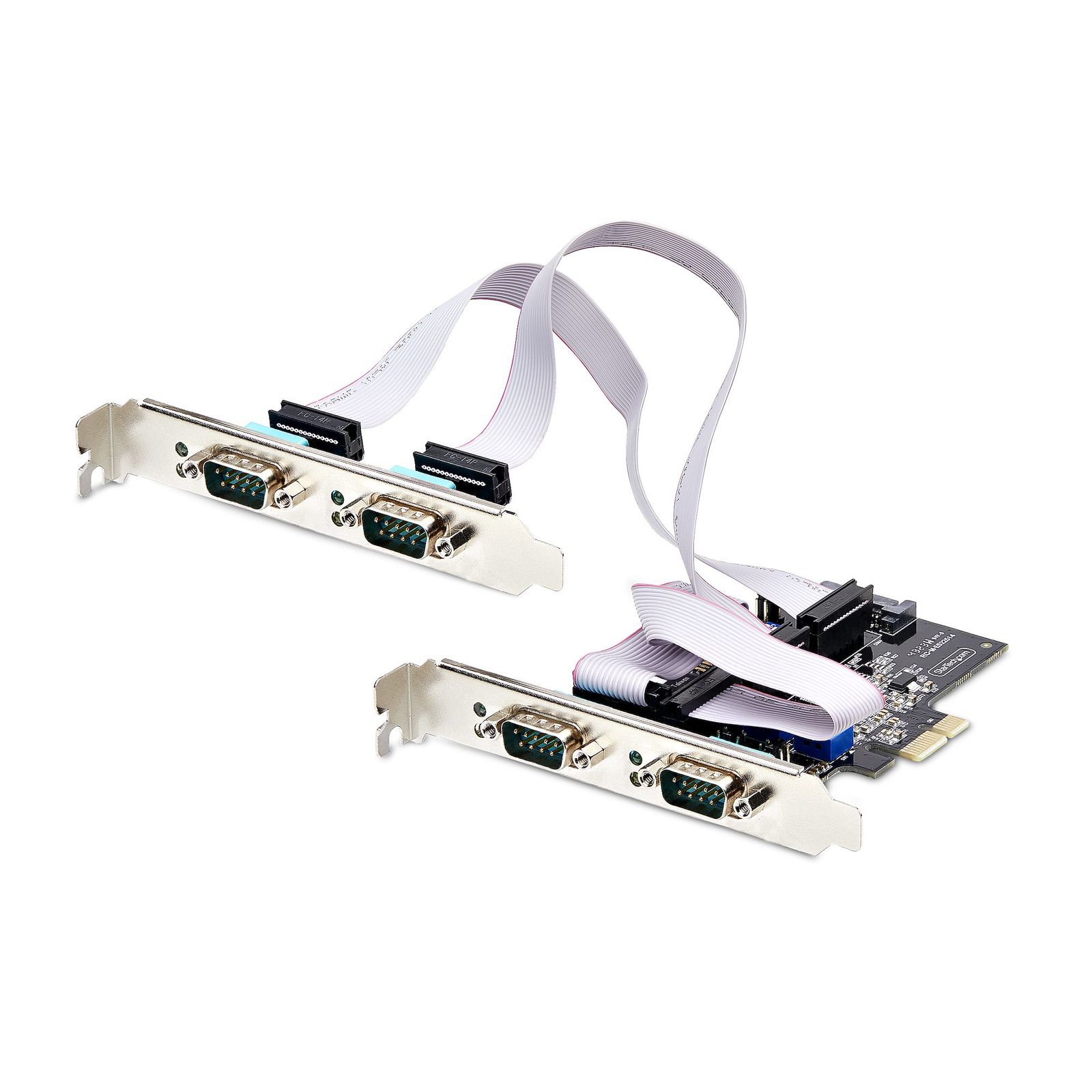 Startech.com 4-PORT Serial Pcie Card for RS232/RS422/RS485, 16C1050 Uart, Esd Protection,, image 1 of 8