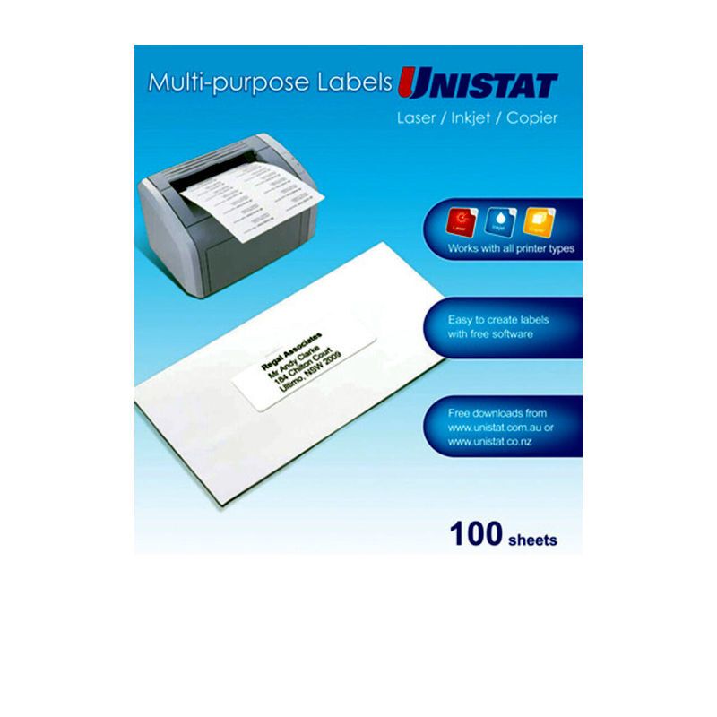 Uni Lip Label 38940 1UP BX100