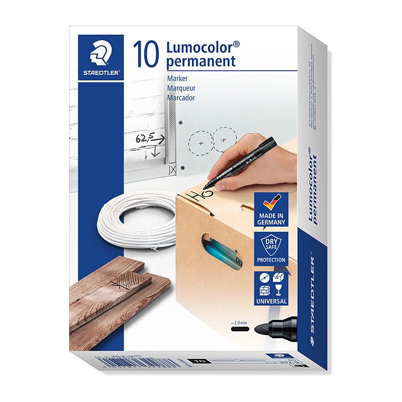 Staed Permmrk 352 Bul Blk BX10