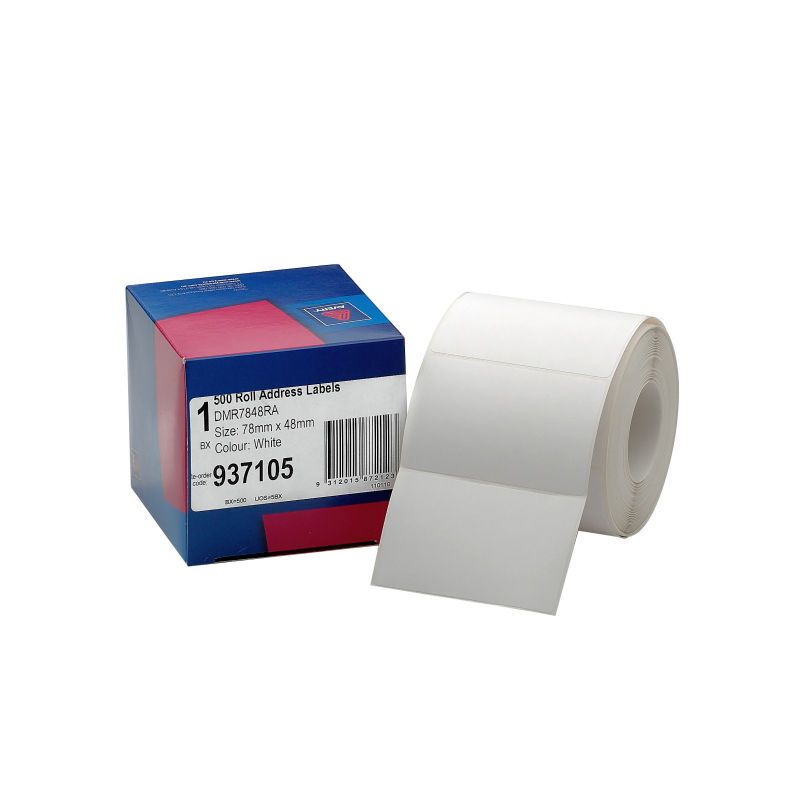 AV Lbl Address 78X48MM RL500