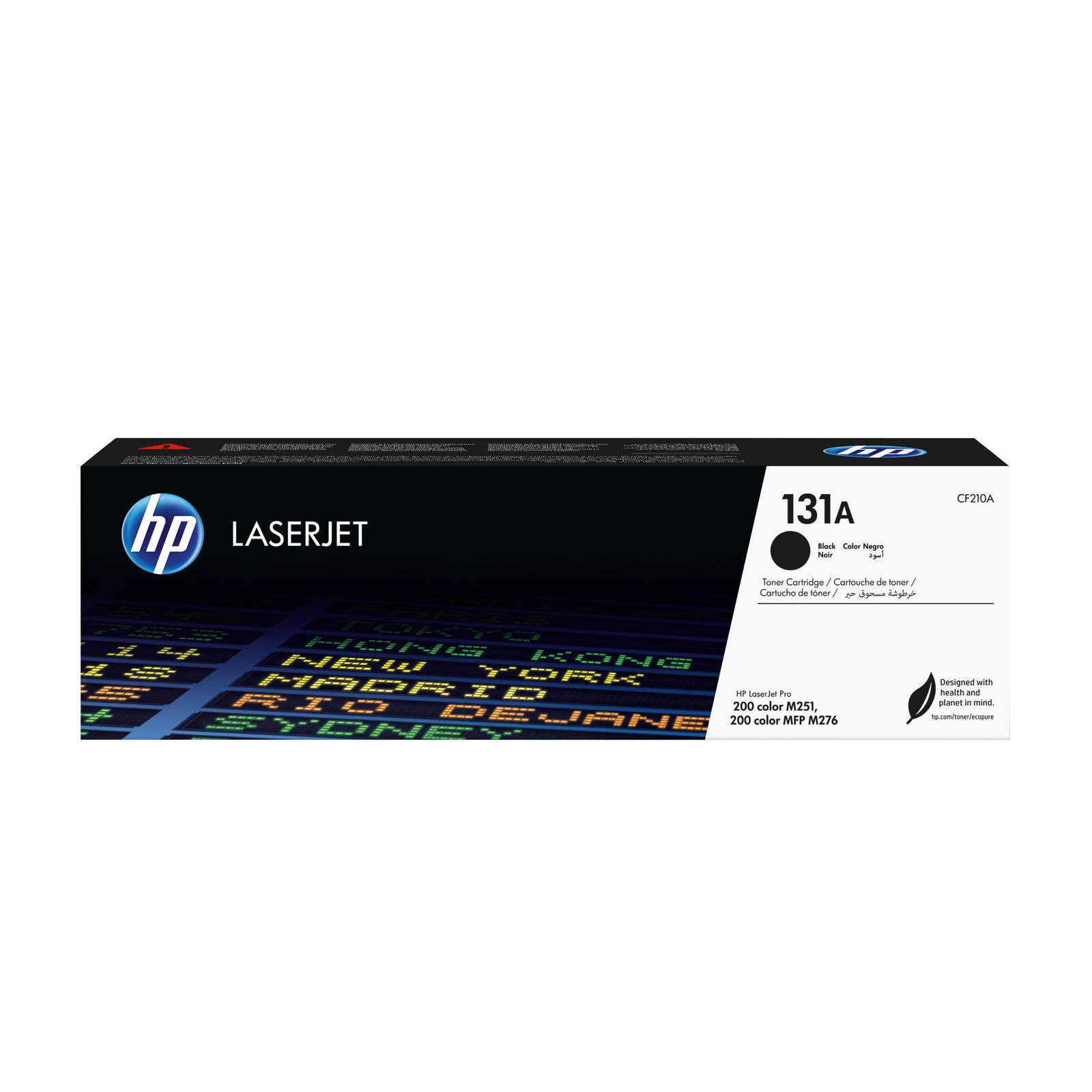 HP CF210A #131A Black Toner Cartridge (1,600 Yield), image 1 of 3