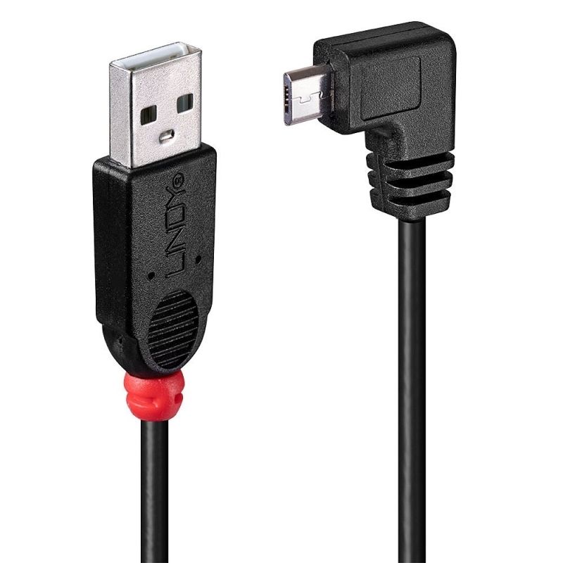 Lindy .5M Usba-micro 90' Cable, image 1 of 2