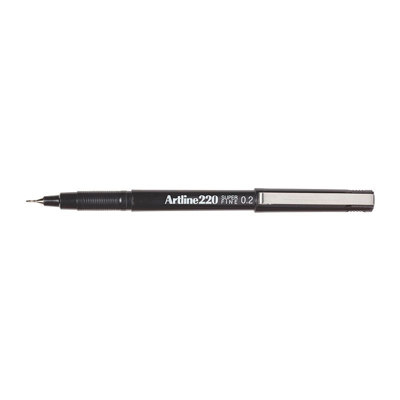 Artline 220 Pen 0.2MM Blk BX12