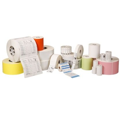 Zebra Label Plain Perm 76X44 350/R 19MM 2000D