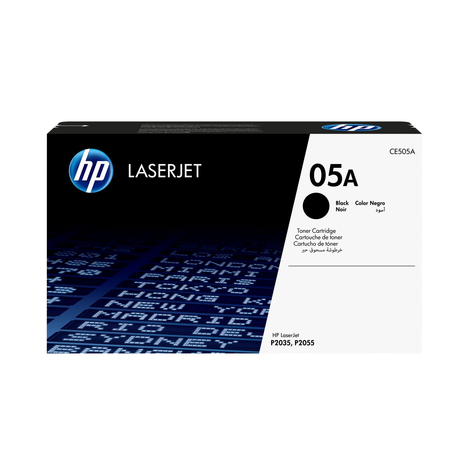 HP CE505A #05A Black Toner (2,300 Yield), image 1 of 11