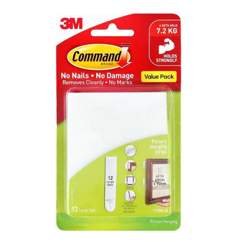 Cmd Strips 17206-ES12 PK12 BX4