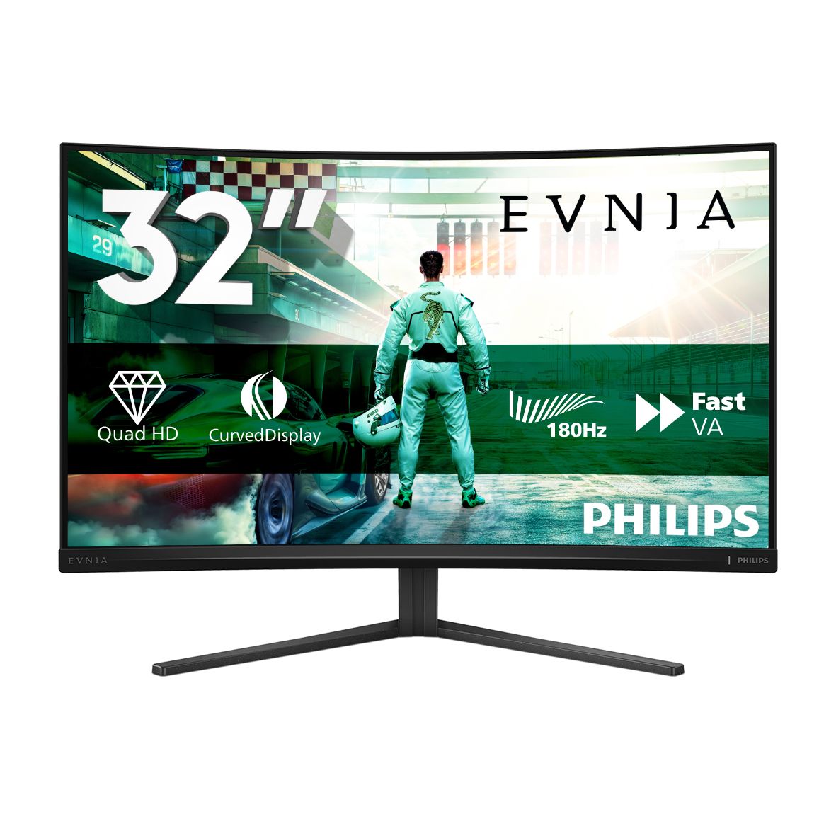 32M2C3500L Qhd Curved 180HZ VA W-led, image 1 of 13