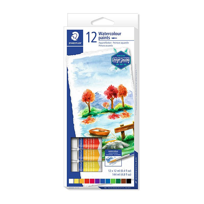 Staed W/colour Paint Asst BX12