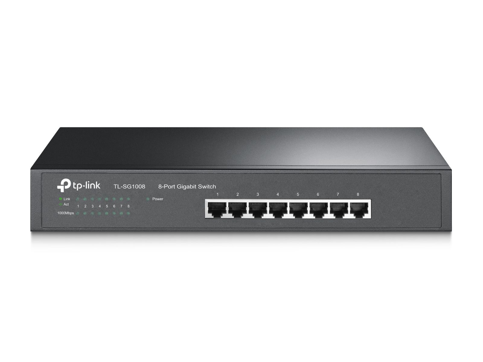Tp-link 8-PORT Unmanaged Gigabit Desktop/rackmount Switch, 13" Steel Case, 5YR, image 1 of 2