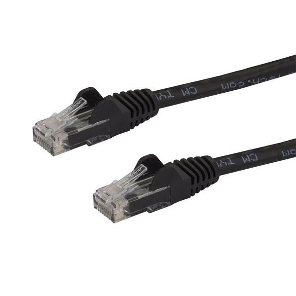 Startech.com 3M CAT6 Ethernet Cable Black 650MHZ 100W Snagless Patch Cord, Ltw, image 1 of 2