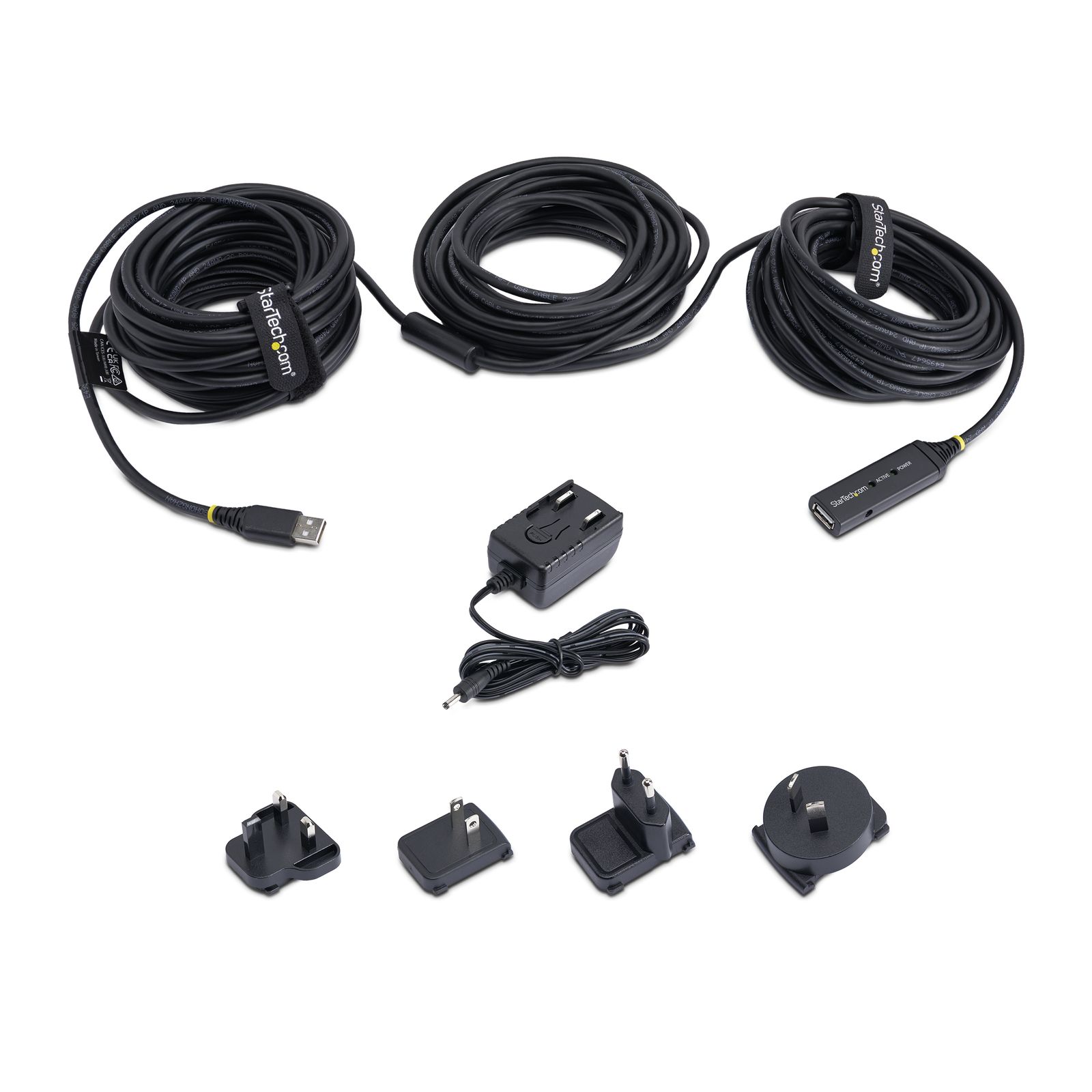 Startech 5M USB2.0 A TO A Extension Cable, M/f, Black, Led, Ltw, image 1 of 7
