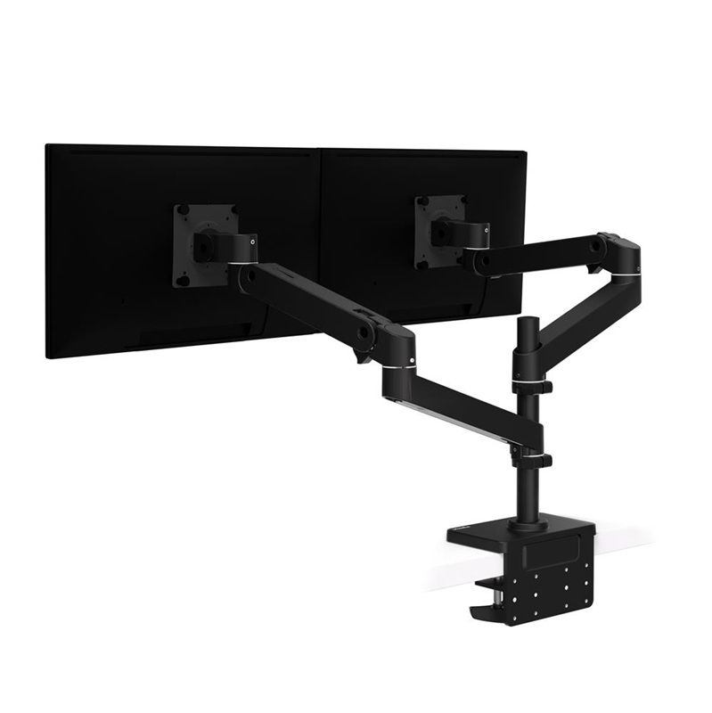 Ergotron LX Pro Arm Dual-stacking Desk-mnt Blk