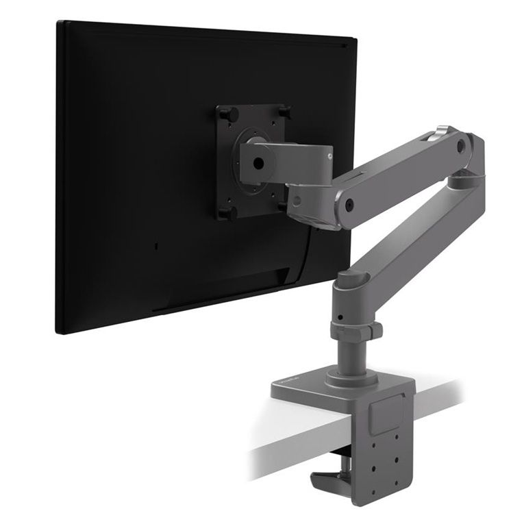 Ergotron LX Pro Arm Single Display Desk-mnt Gray