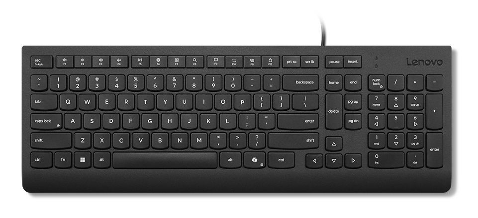 Lenovo Essential Wired Keyboard (upgraded with Copilot), image 1 of 3