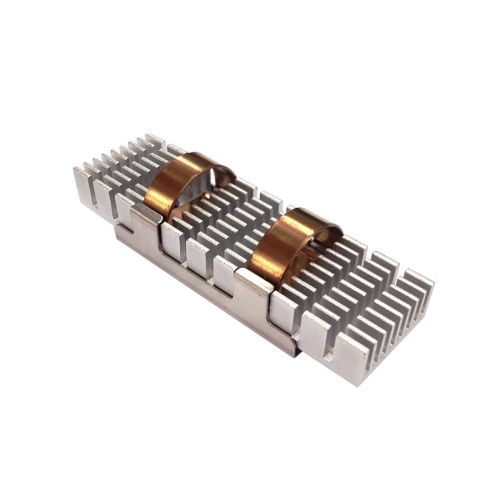 Qnap Heatsink for M.2 Ssd Mod ULE,68X19.8X1MM, Dark Green - 2 Pcs, image 1 of 2