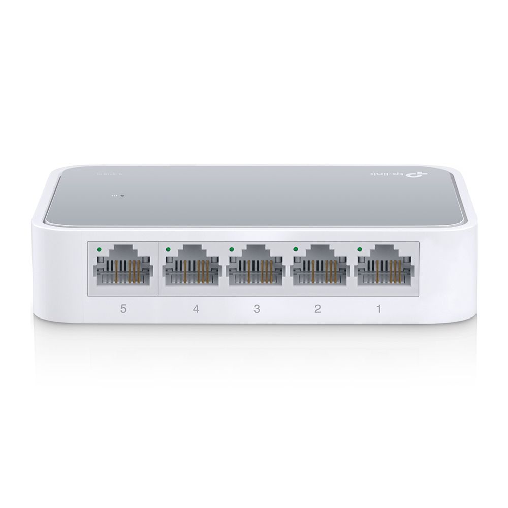 Tp-link 5-PORT Unmanaged Switch, 10/100MBPS(5), White, 3YR, image 1 of 3