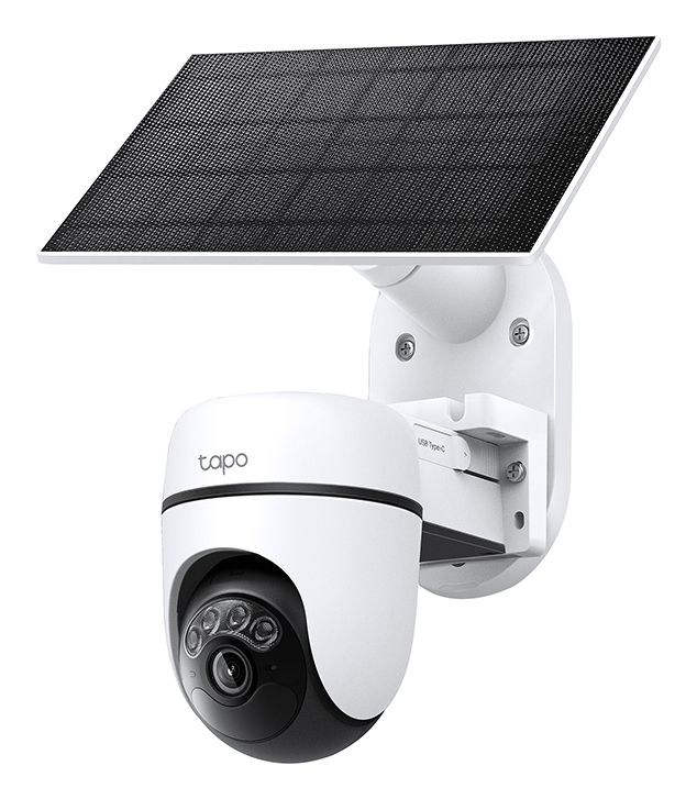 Tp-link Tapo Kit Solar-pan/tilt Security Camera, 2K 3MP, Colour Night Vision, IP65, 1YR, image 1 of 13