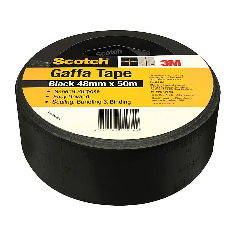 Scotch Gaffa Tape 933 Blk 48MM