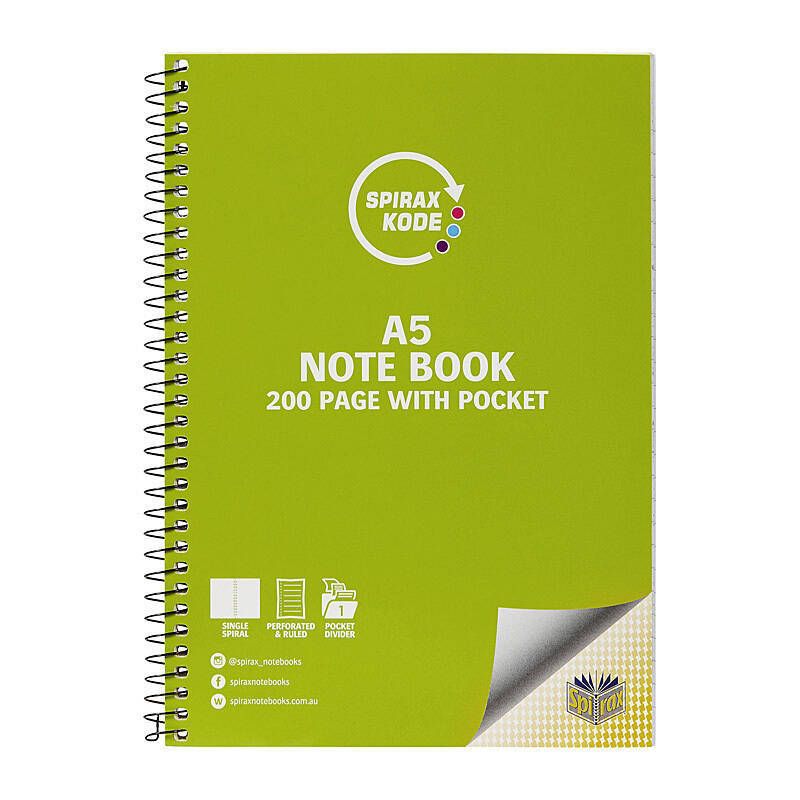 Spirax Kode 963 N/book A5 PK5