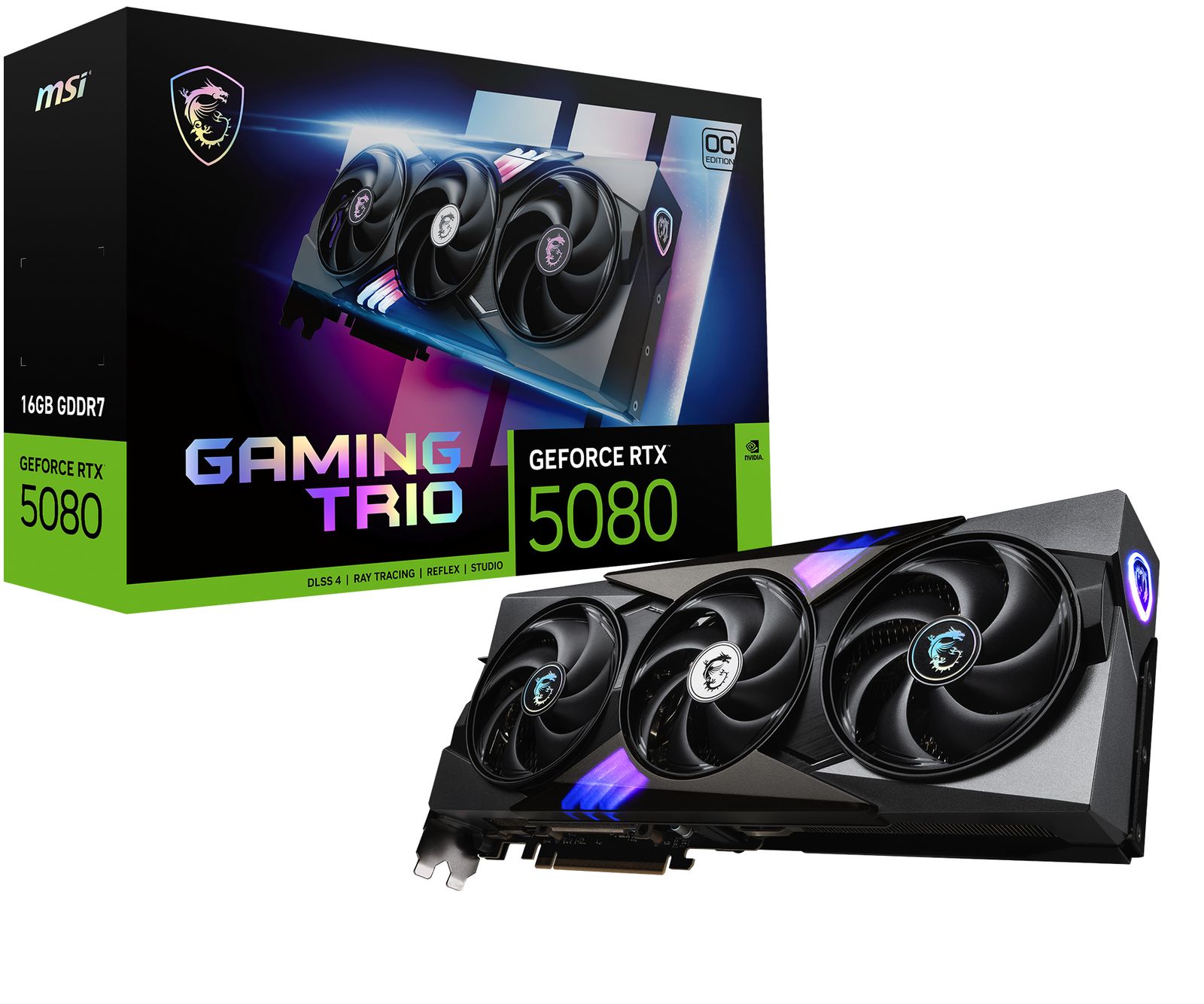 Rtx 5080 16G Gaming Trio OC, image 1 of 11