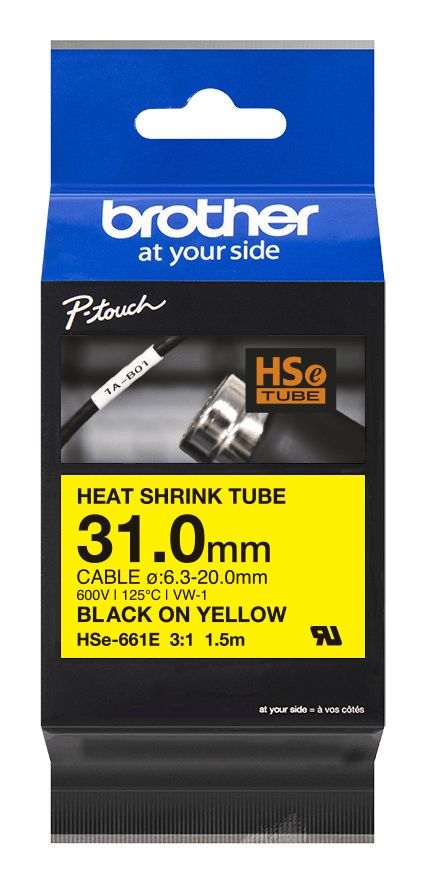 Brother HSE661E Labelling Tape, image 1 of 2